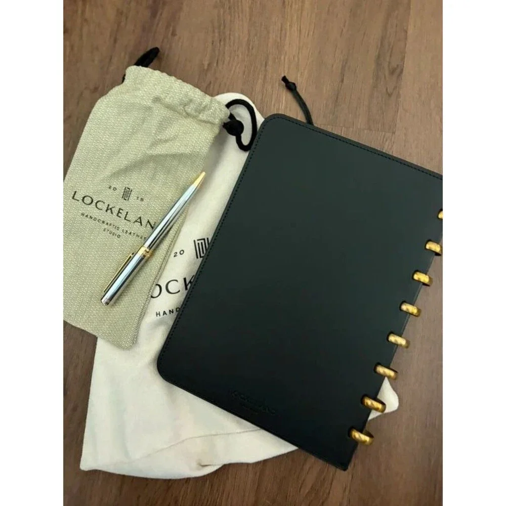 Genuine Leather Notebook & Pen Set